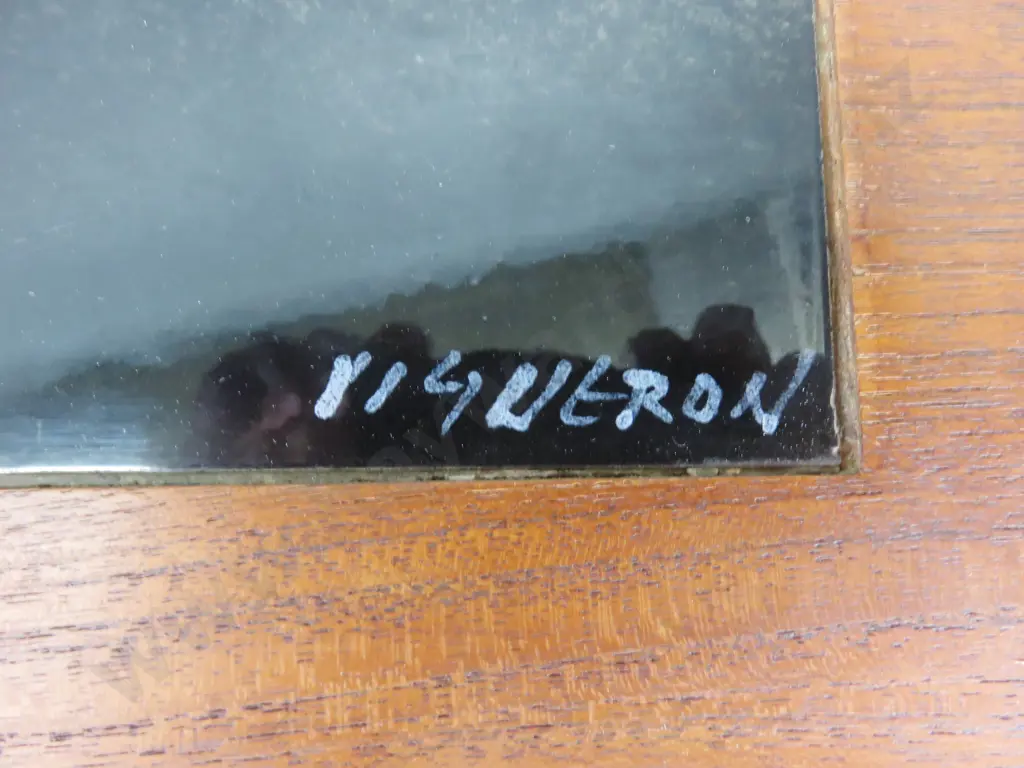 Superb mid-century abstract Fish tile top coffee table Image 1++