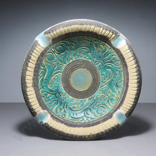 Mid century Italian Fratelli Fanciullacci pottery ashtray