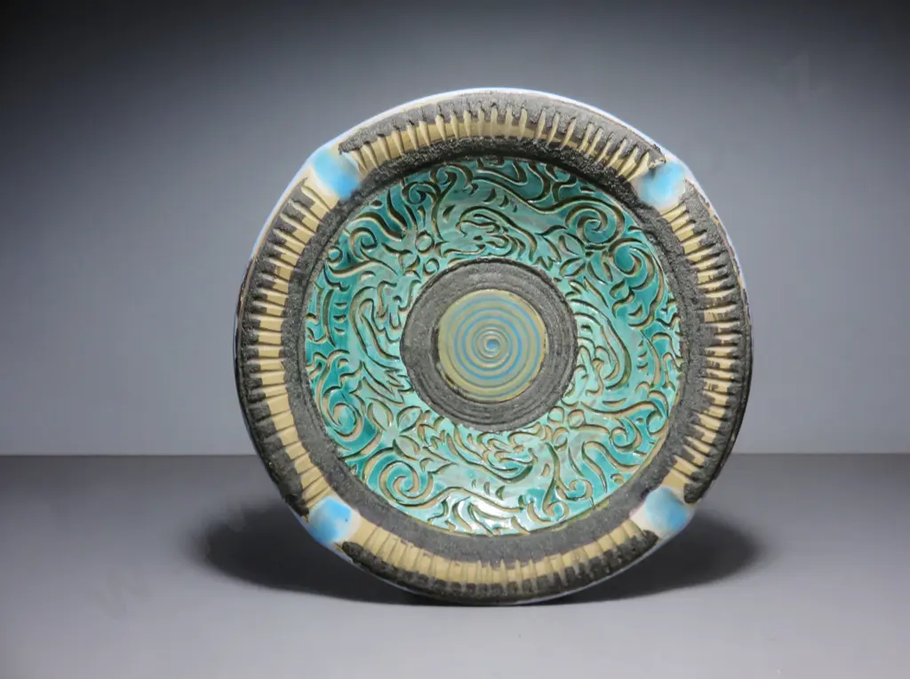 Mid century Italian Fratelli Fanciullacci pottery ashtray Image 1++