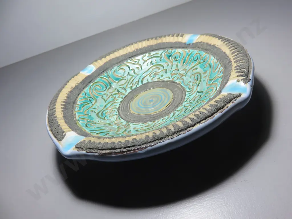 Mid century Italian Fratelli Fanciullacci pottery ashtray Image 1++