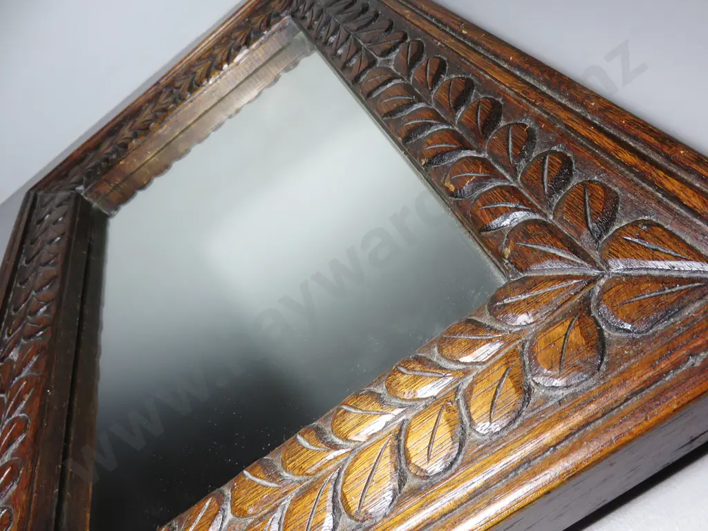 English art and crafts oblong mirror Image 1++