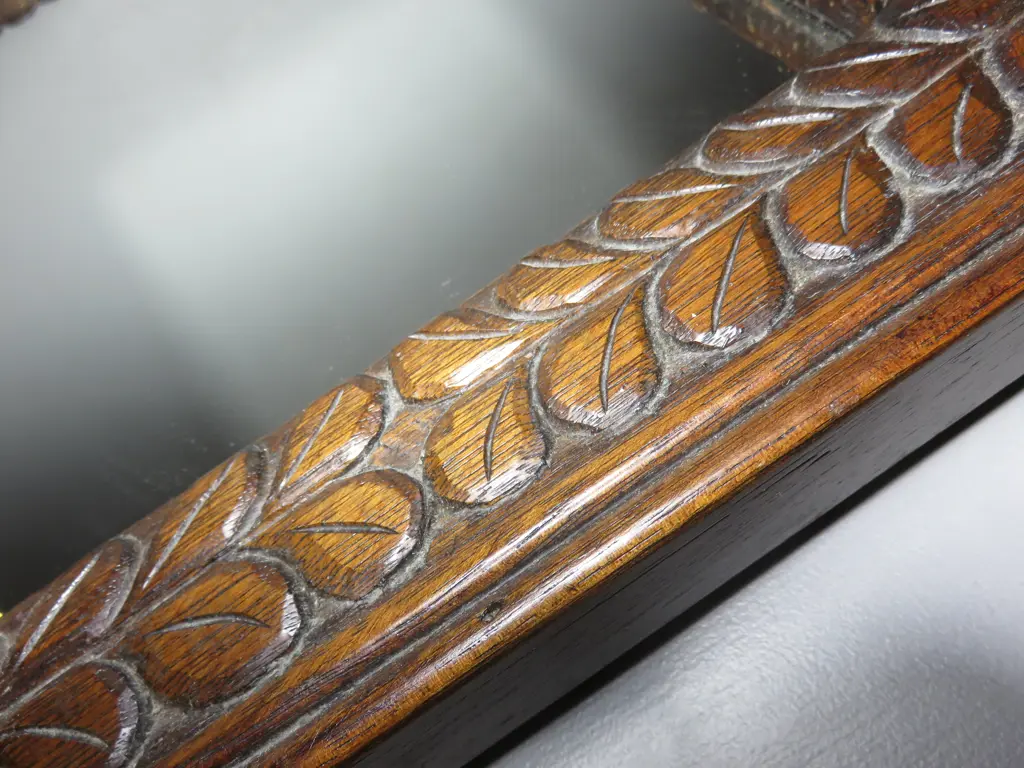 English art and crafts oblong mirror Image 1++
