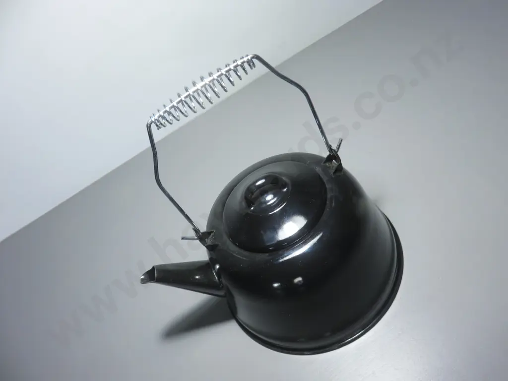 Black enamel stove top kettle Image 1++