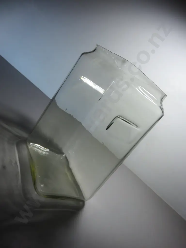 
Early 1900's American Pyrex automobile wet cell battery glass jar with integral handles
 Image 1++