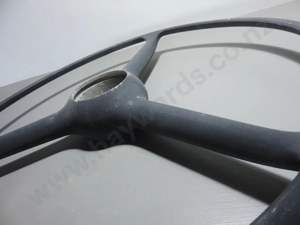 Oversized early agricultural / vintage car steering wheel Image 1++