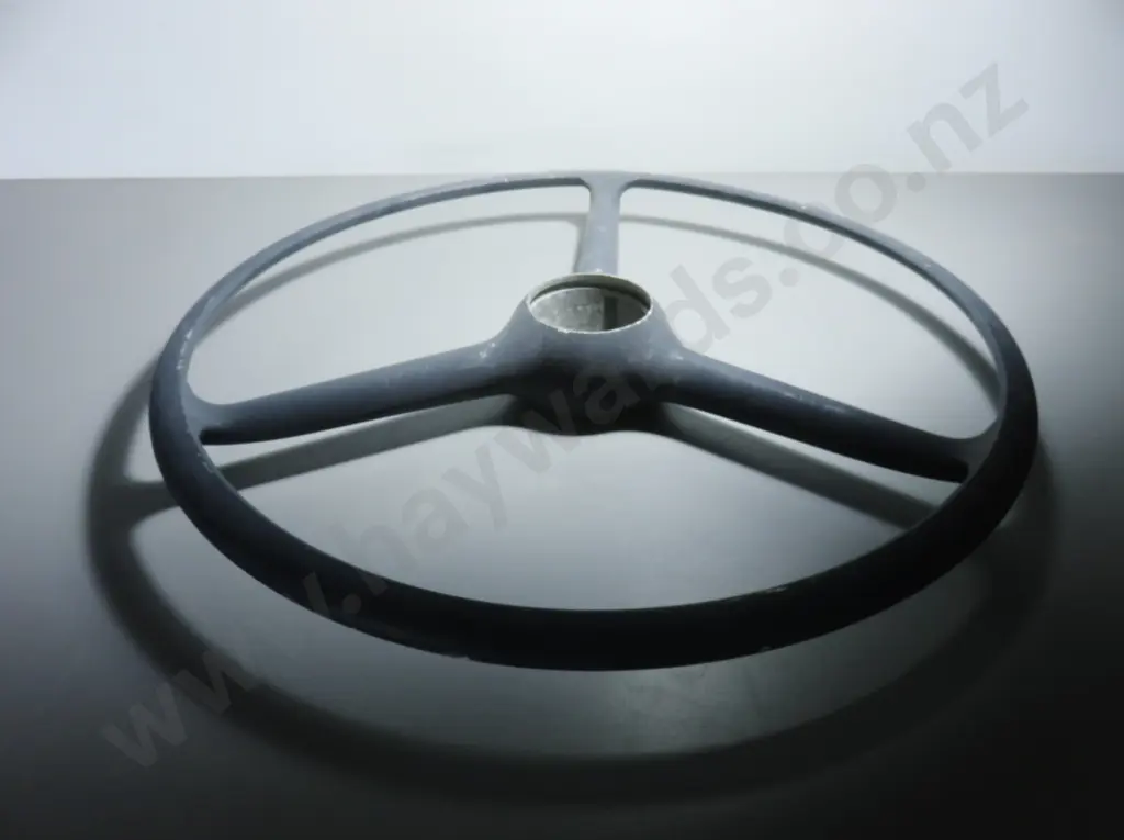 Oversized early agricultural / vintage car steering wheel Image 1++