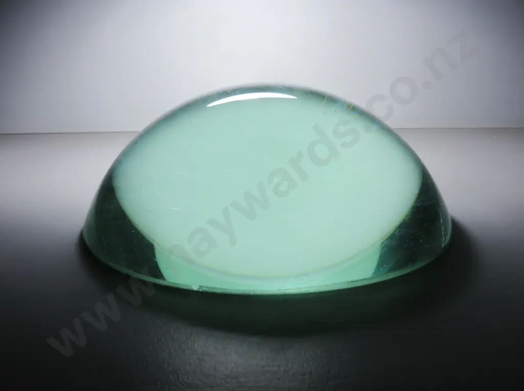 Antique Vintage Half Ball Optical Magnifying Glass Dome Lens / Map Magnifier Image 1++