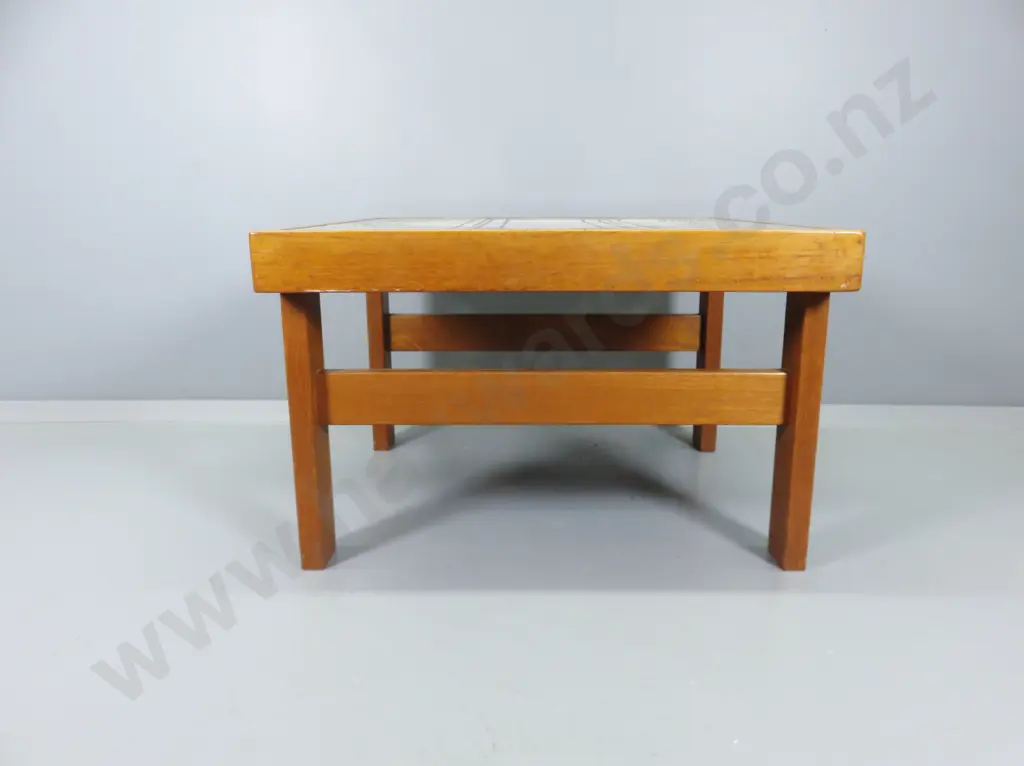 Vintage Trioh of Denmark tiled top coffee table Image 1++