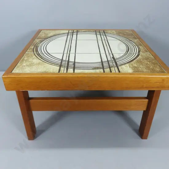 Vintage Trioh of Denmark tiled top coffee table