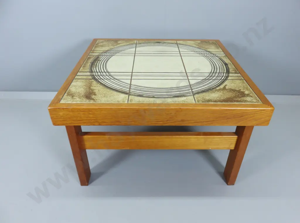Vintage Trioh of Denmark tiled top coffee table Image 1++