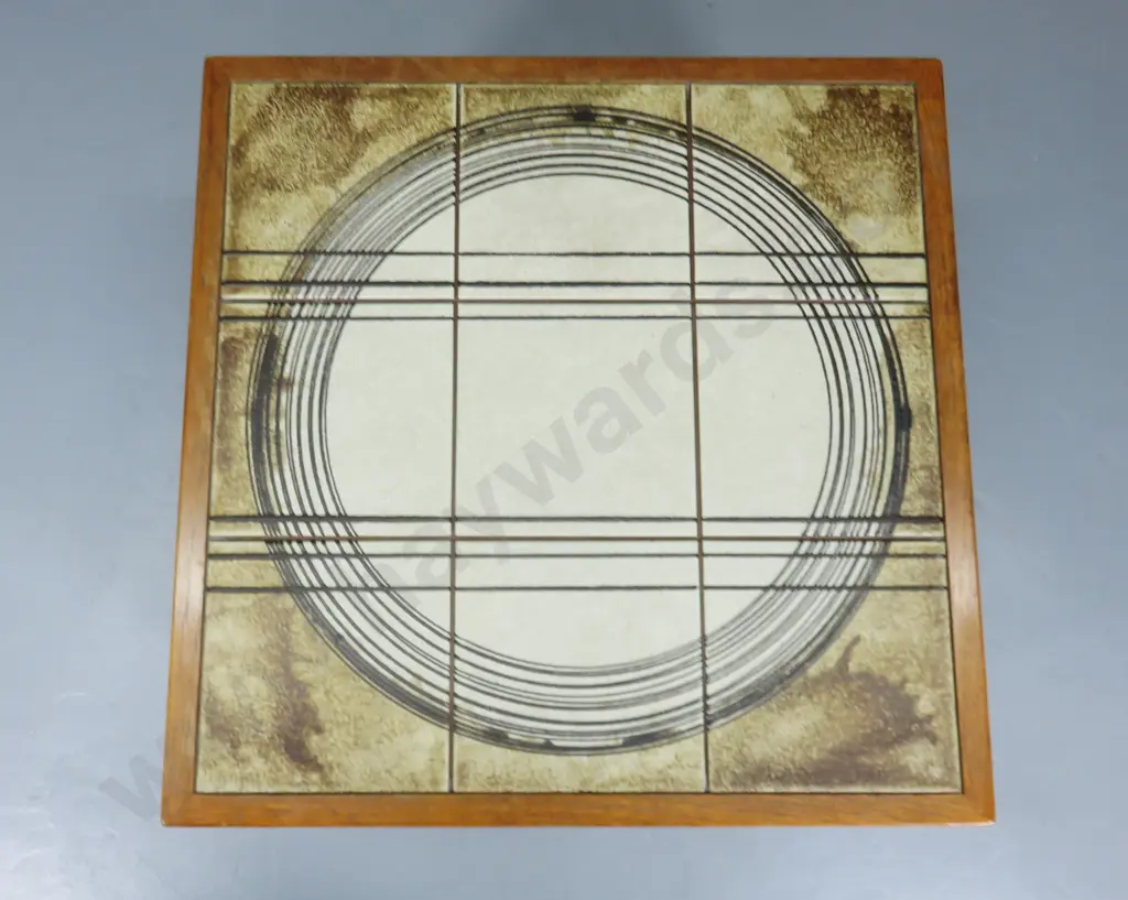 Vintage Trioh of Denmark tiled top coffee table Image 1++