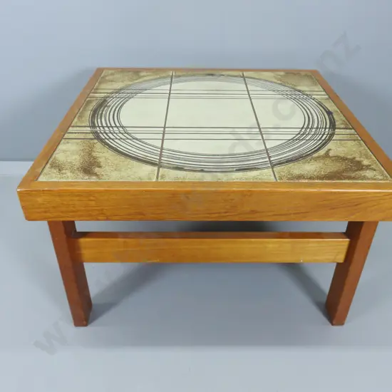 Vintage Trioh of Denmark tiled top coffee table