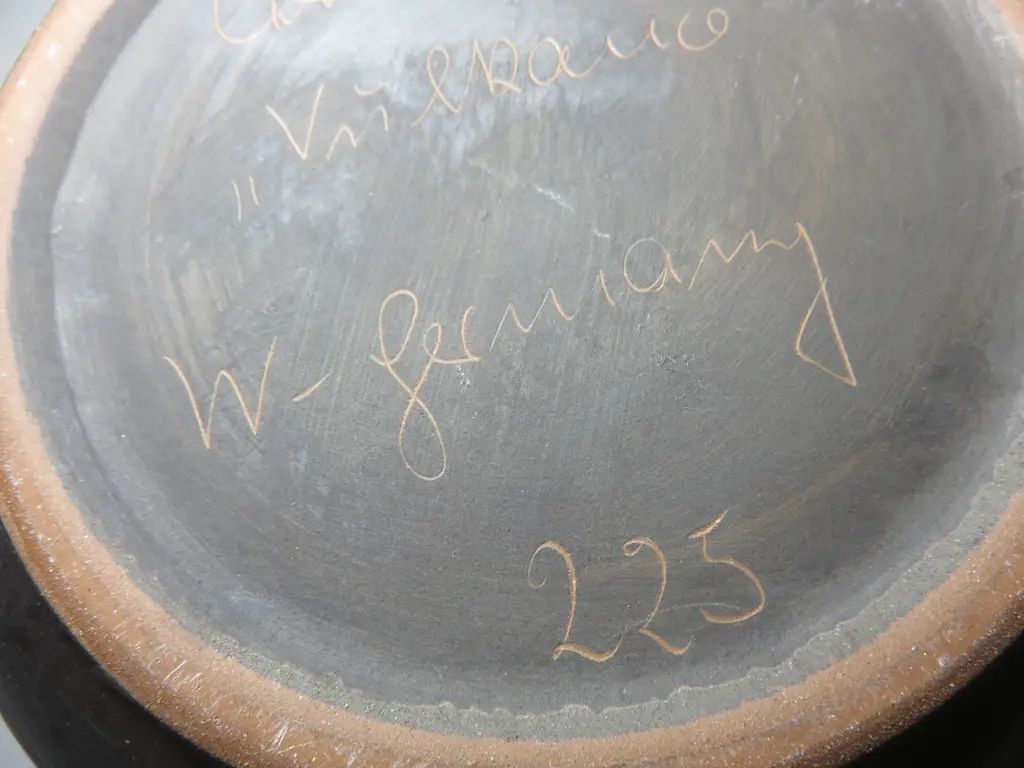 Mid century West German vase from the Ceramano studio Image 1++