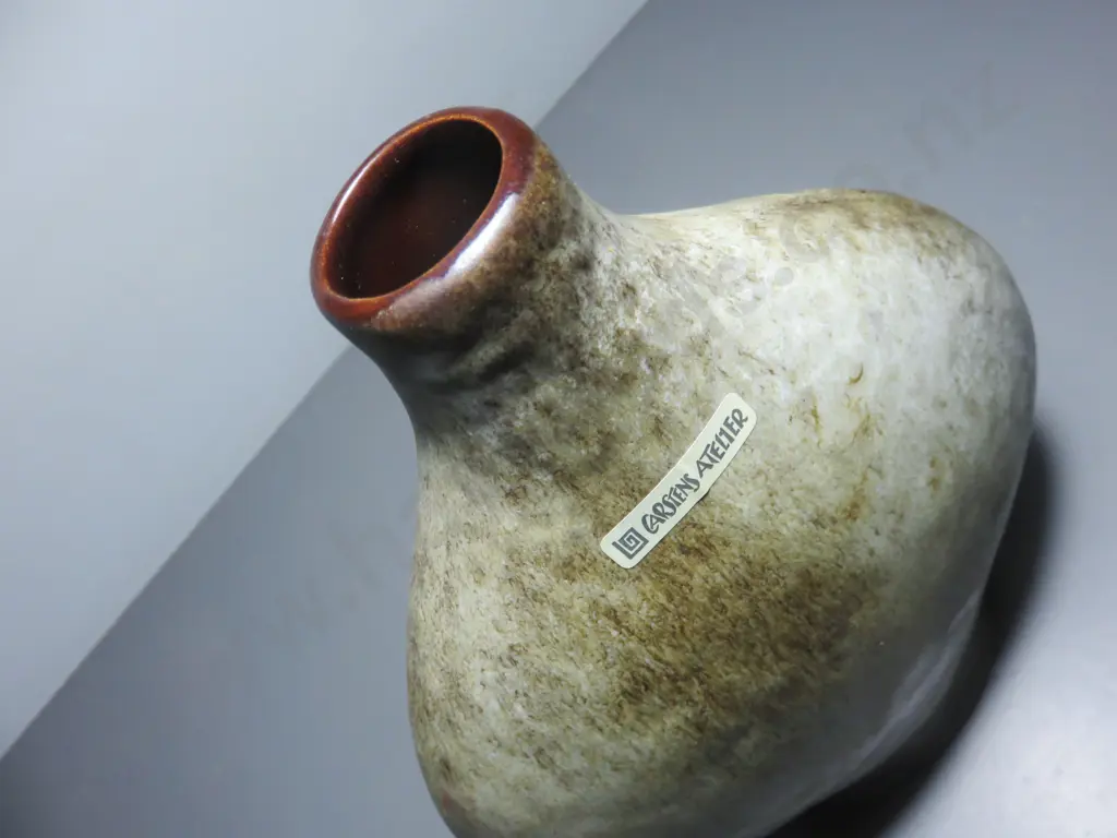 Mid century West German vase from the Carstens studio. Image 1++