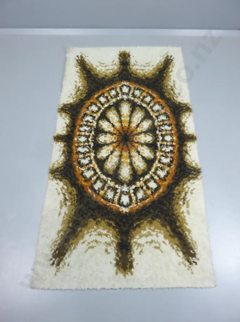 Feltex retro woolen floor mat L-1700 W910 Image 1++