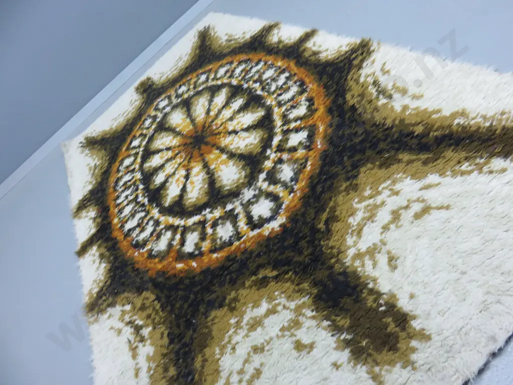 Feltex retro woolen floor mat L-1700 W910 Image 1++