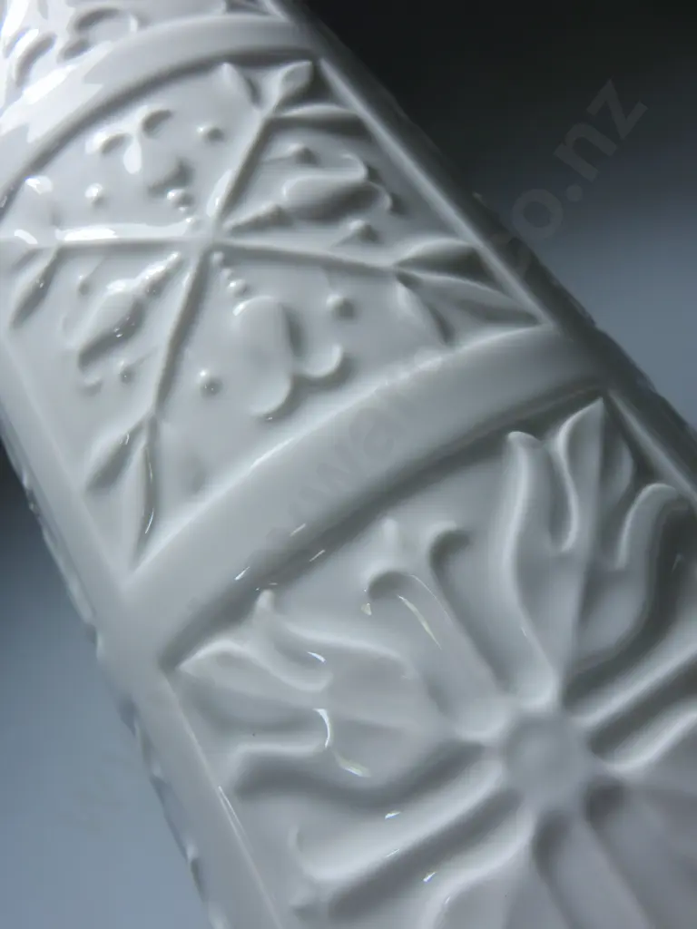 Tall glazed cylindrical vase from the Edelstein of Bavaria studio Image 1++