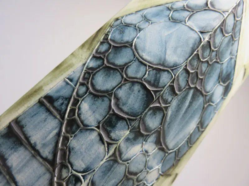 Carn pottery of Cornwall Pentagonal studio vase Image 1++