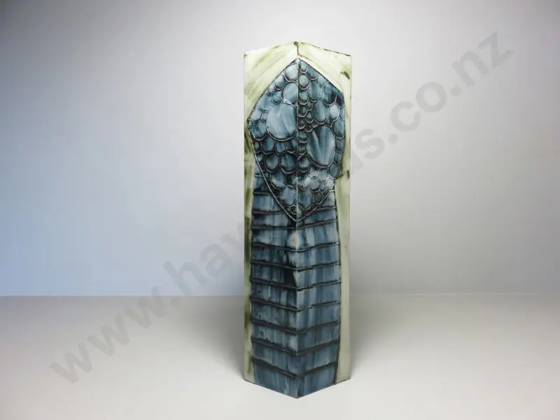 Carn pottery of Cornwall Pentagonal studio vase Image 1++