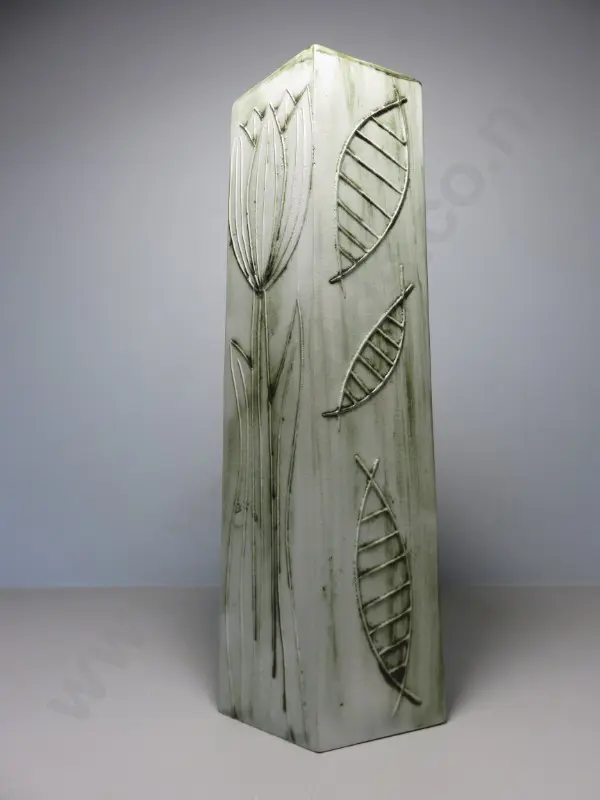 Carn pottery of Cornwall Pentagonal studio vase Image 1++