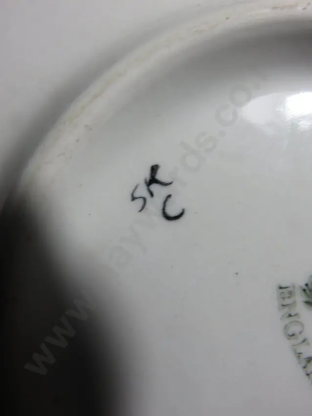 Vintage Poole pottery charger featuring the “Persian deer” pattern Image 1++