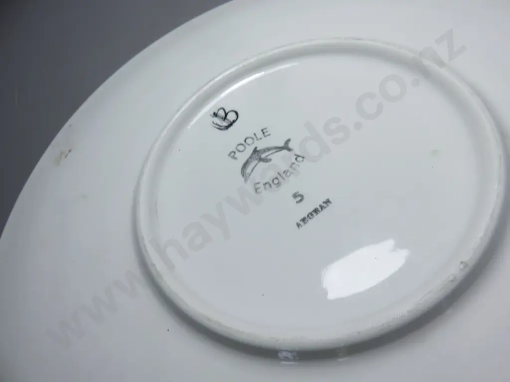Important early Poole Pottery Aegean Charger Image 1++