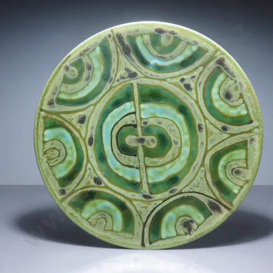 Superb early Poole Pottery Delphis Charger