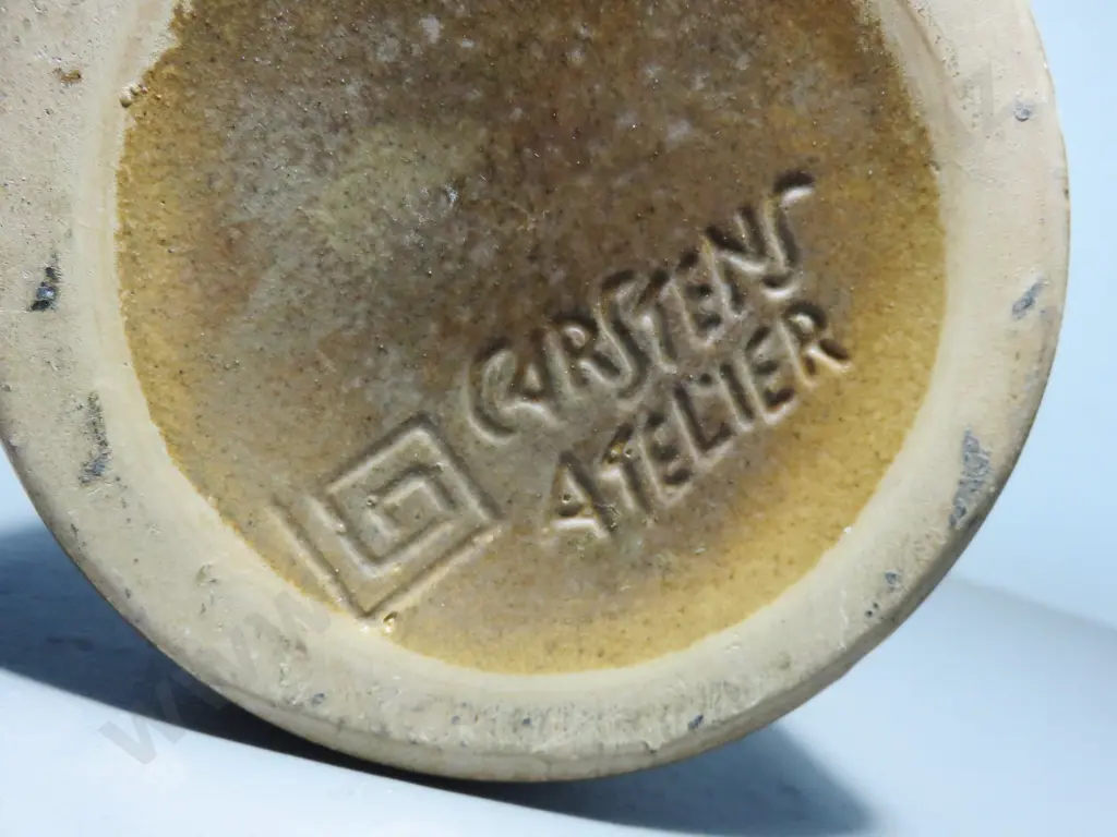 Superb mid-century West German Carstens oversized chalice vase Image 1++