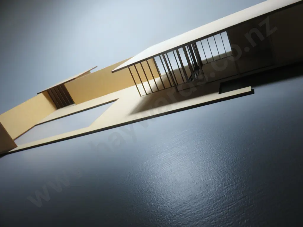 Exact Scale MDF model of the Iconic Barcelona Pavilion Image 1++