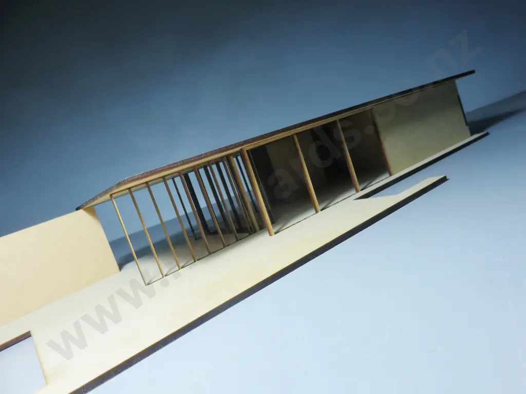 Exact Scale MDF model of the Iconic Barcelona Pavilion Image 1++