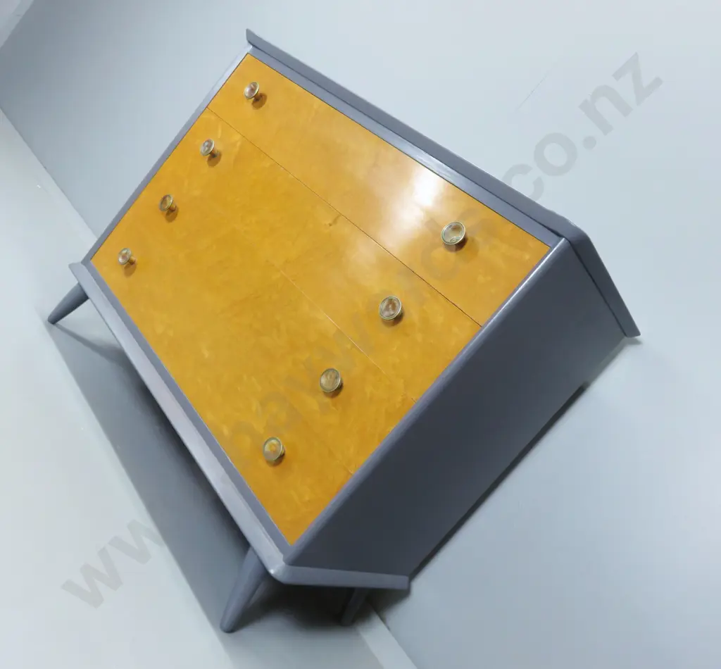 Set of mid-century drawers with Maple veneer fronts Image 1++