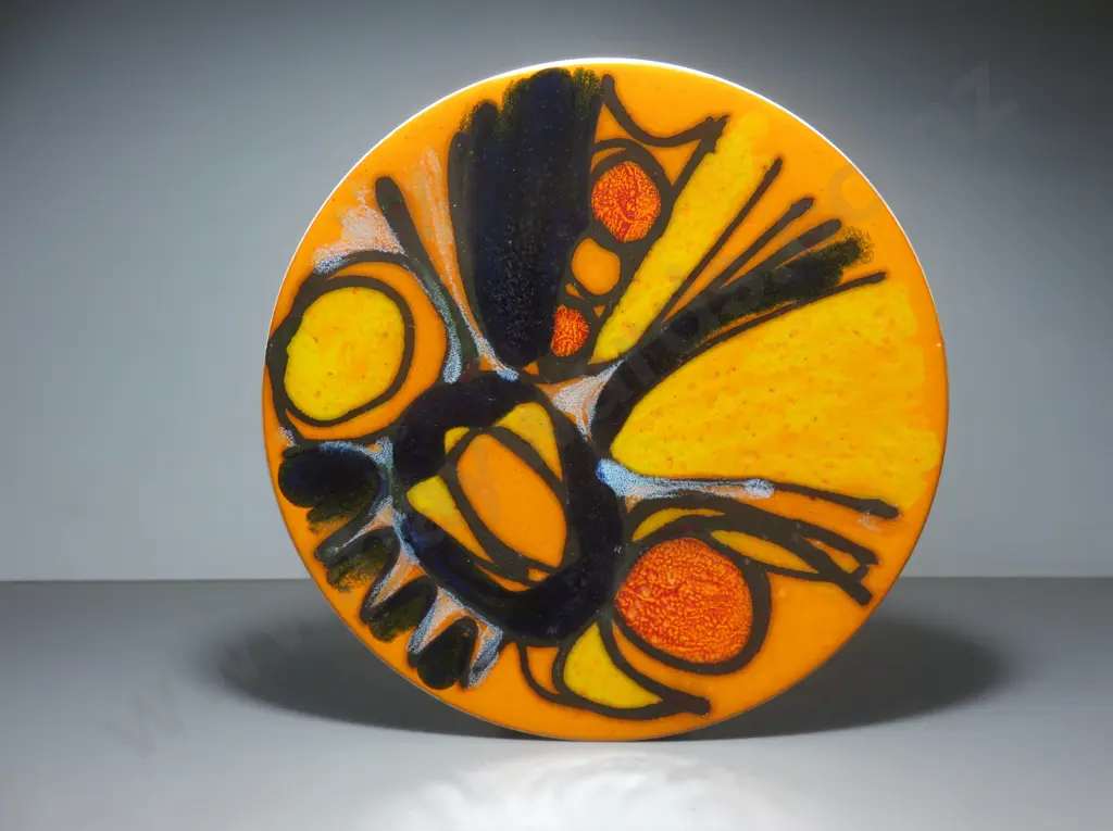 Important period Delphis charger for Poole Pottery Image 1++