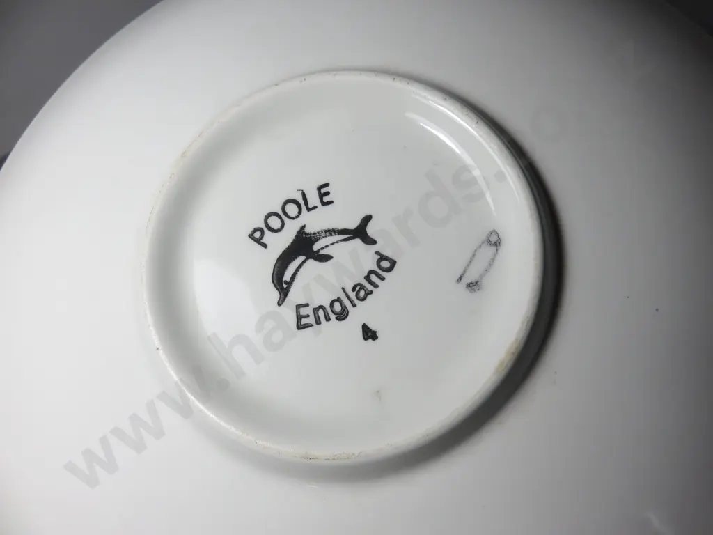 Important period Delphis charger for Poole Pottery Image 1++