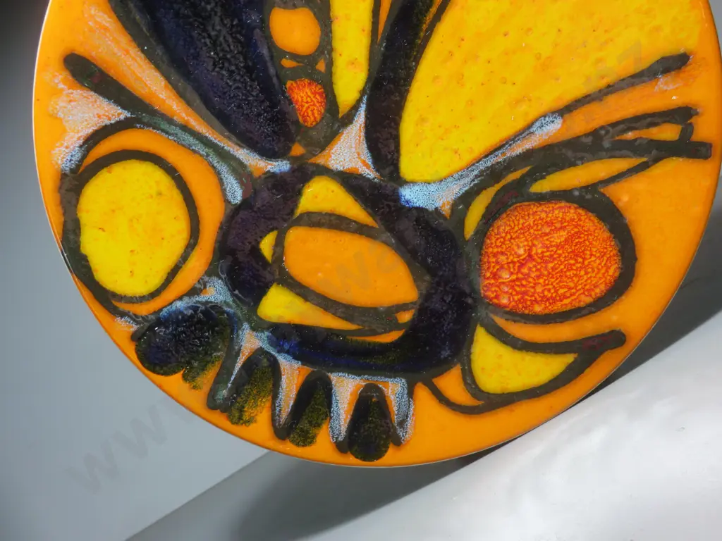 Important period Delphis charger for Poole Pottery Image 1++