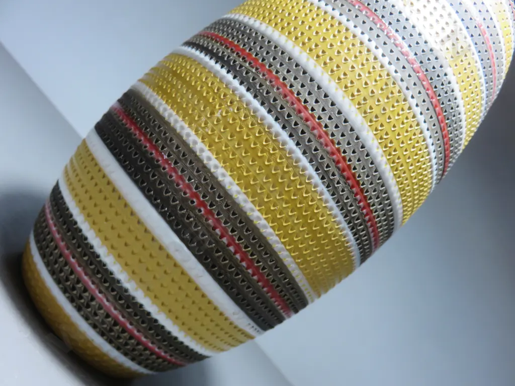 Handsome mid-century Italian Fratelli Fanciullacci cylindrical vase Image 1++
