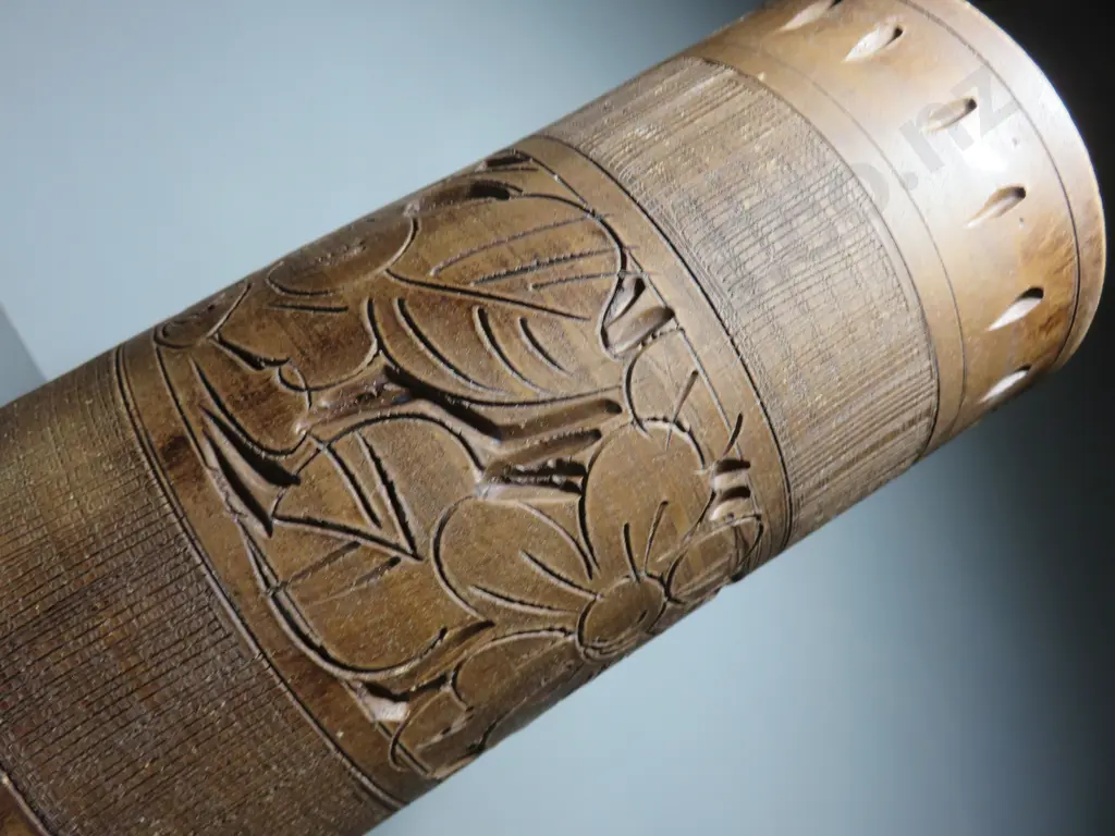 Tall Aldo Londi for Bitossi of Italy cylindrical Vase Image 1++