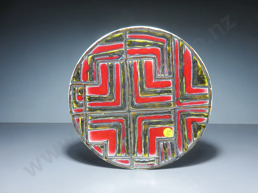 Superb early Poole Pottery Delphis Charger….. Tony Morris Image 1++