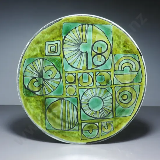 Early Studio Tony Morris Poole Pottery Charger