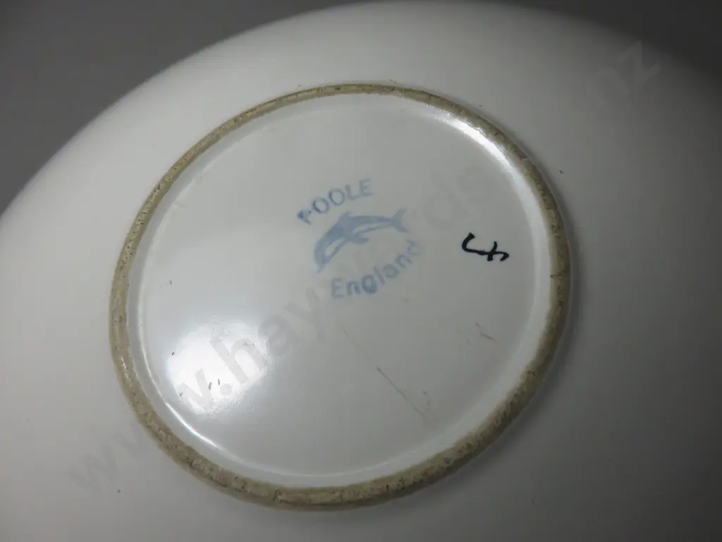 Important early Poole pottery Delphis Bowl Image 1++