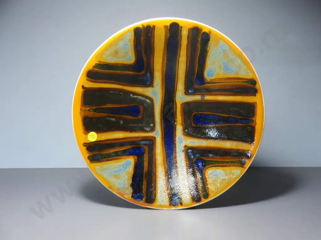 Important early Poole pottery Delphis Bowl Image 1++