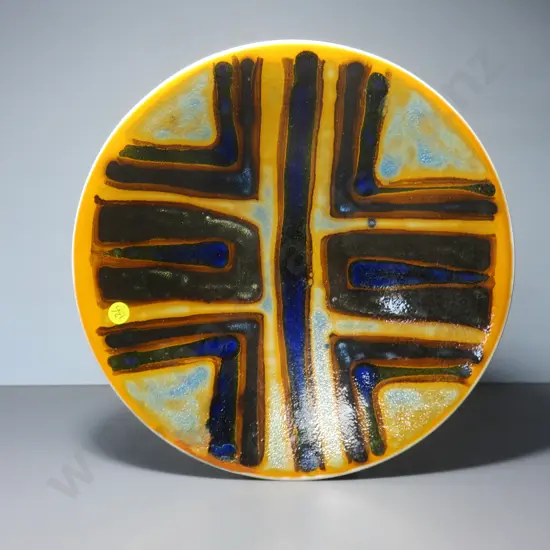 Important early Poole pottery Delphis Bowl