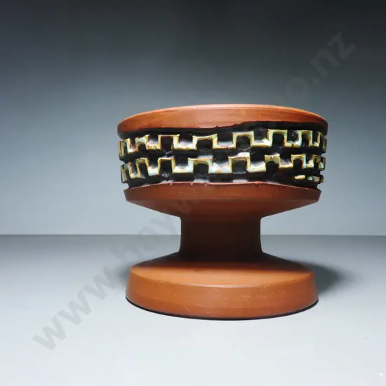 Early Poole pottery Atlantis chalice vase