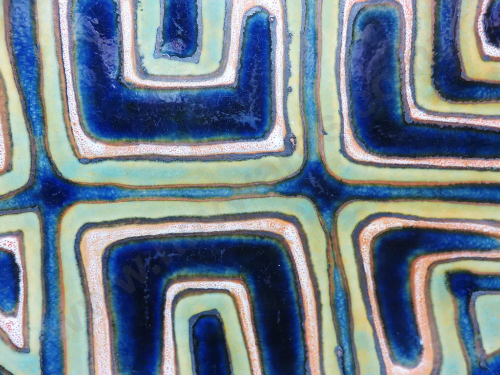 Superb early Poole Pottery Delphis Charger Image 1++