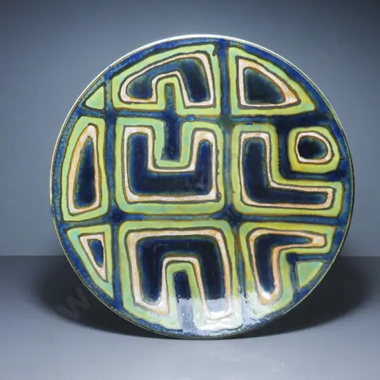 Superb early Poole Pottery Delphis Charger