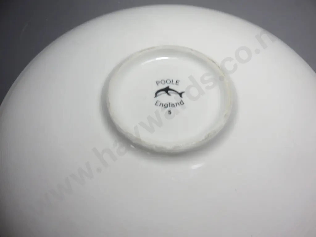 Large early abstract Poole pottery Charger from the studios Delphis range Image 1++