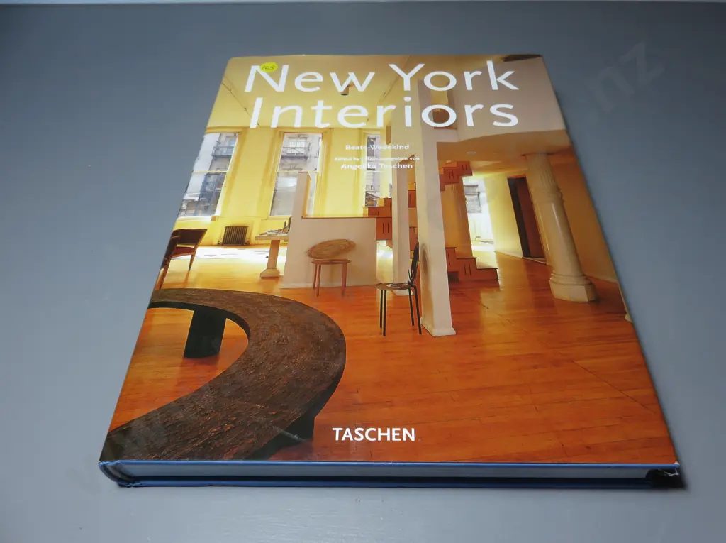 Large coffee table book titled “New York Interiors” Image 1++