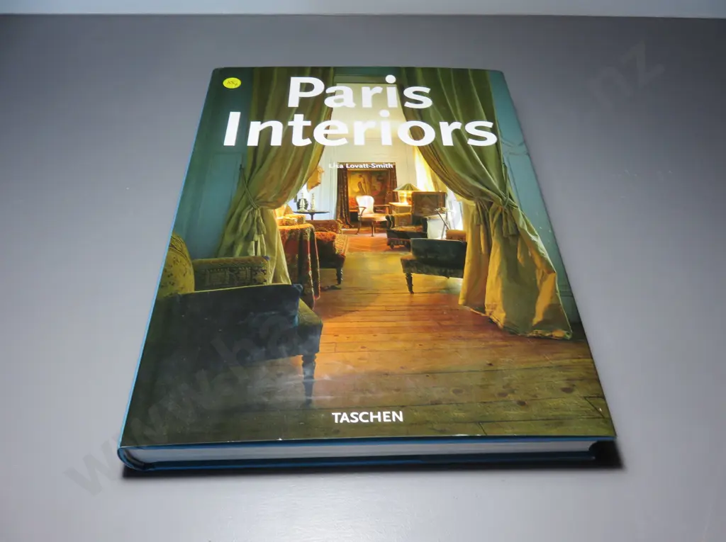 Large coffee table book titled “Paris Interiors” Image 1++
