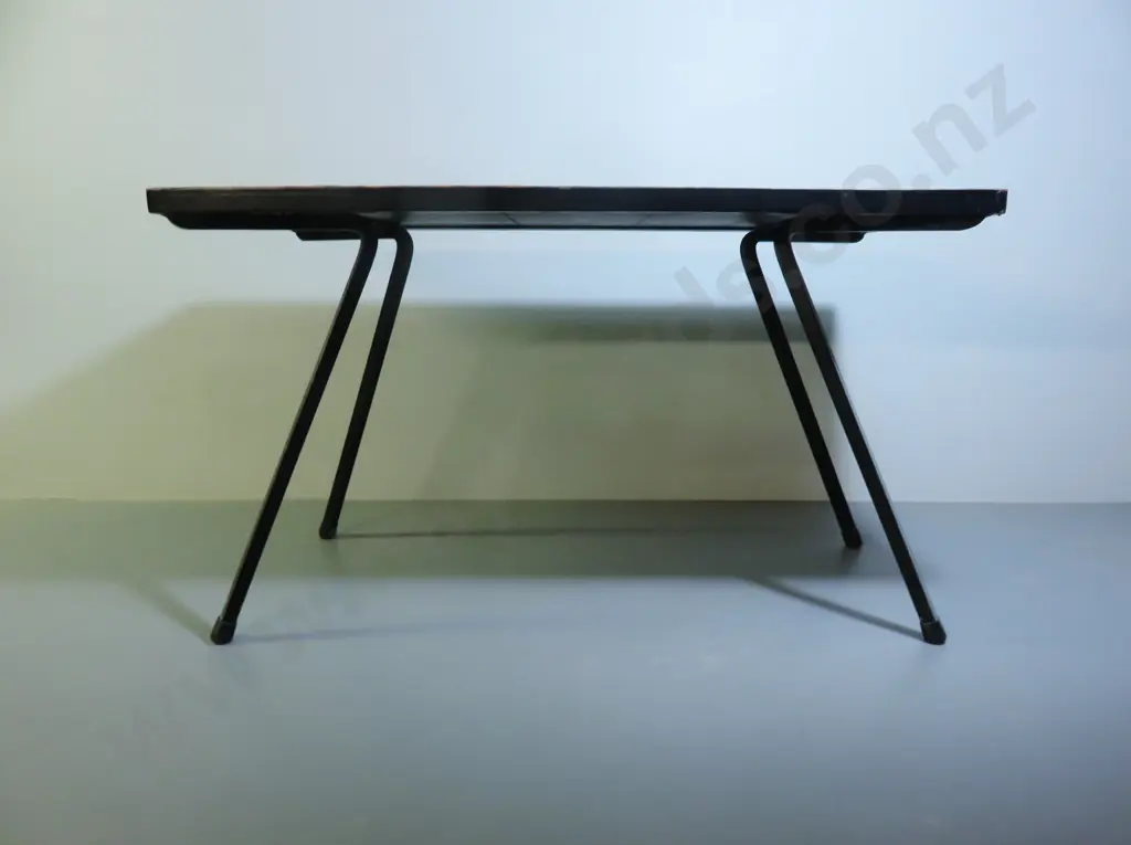 Mid-century New Zealand tile topped coffee table attributed to John Crichton Image 1++
