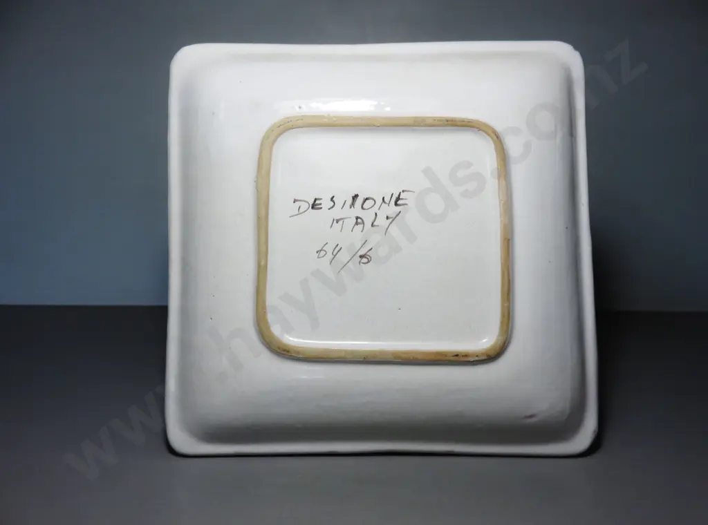 Period DeSimone of Italy Square Decorative Platter Image 1++