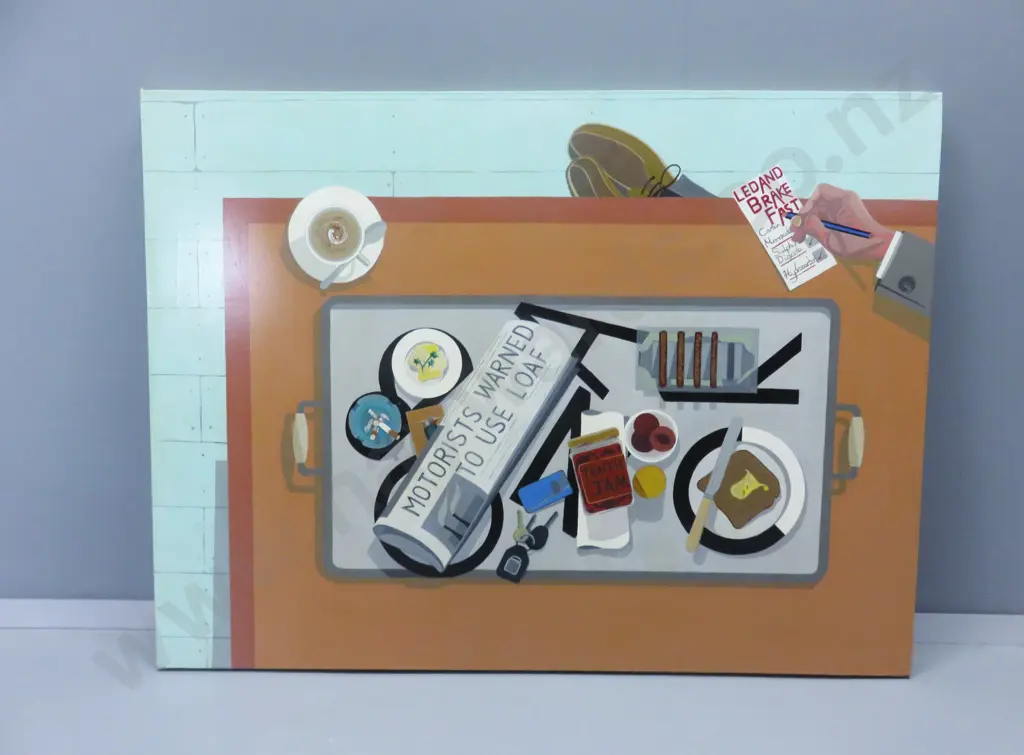 Original acrylic on Stretched canvas Modern Still Life Image 1++